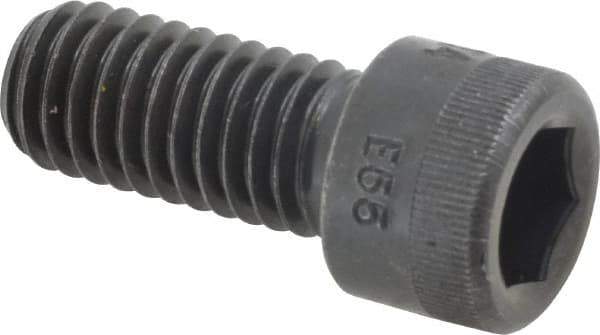 Made in USA - 7/16-14 UNC Hex Socket Drive, Socket Cap Screw - Alloy Steel, Black Oxide Finish, Fully Threaded, 1" Length Under Head - Apex Tool & Supply