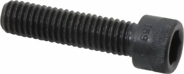Made in USA - 7/16-14 UNC Hex Socket Drive, Socket Cap Screw - Alloy Steel, Black Oxide Finish, Fully Threaded, 1-3/4" Length Under Head - Apex Tool & Supply