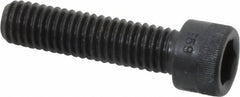 Made in USA - 7/16-14 UNC Hex Socket Drive, Socket Cap Screw - Alloy Steel, Black Oxide Finish, Fully Threaded, 1-3/4" Length Under Head - Apex Tool & Supply