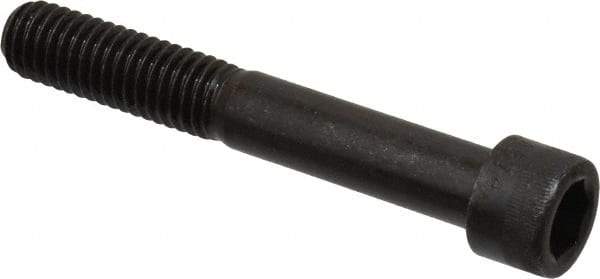 Made in USA - 7/16-14 UNC Hex Socket Drive, Socket Cap Screw - Alloy Steel, Black Oxide Finish, Partially Threaded, 3" Length Under Head - Apex Tool & Supply