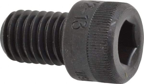 Made in USA - 1/2-13 UNC Hex Socket Drive, Socket Cap Screw - Alloy Steel, Black Oxide Finish, Fully Threaded, 3/4" Length Under Head - Apex Tool & Supply