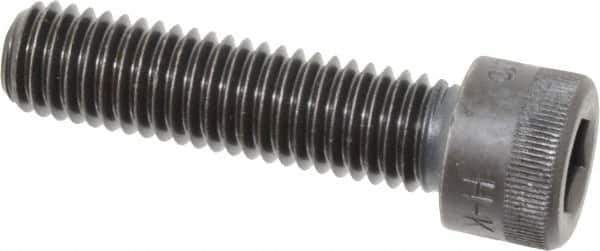 Made in USA - 1/2-13 UNC Hex Socket Drive, Socket Cap Screw - Alloy Steel, Black Oxide Finish, Fully Threaded, 2" Length Under Head - Apex Tool & Supply