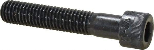 Made in USA - 1/2-13 UNC Hex Socket Drive, Socket Cap Screw - Alloy Steel, Black Oxide Finish, Partially Threaded, 2-3/4" Length Under Head - Apex Tool & Supply