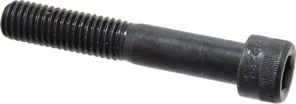 Made in USA - 1/2-13 UNC Hex Socket Drive, Socket Cap Screw - Alloy Steel, Black Oxide Finish, Partially Threaded, 3" Length Under Head - Apex Tool & Supply