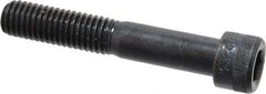 Made in USA - 1/2-13 UNC Hex Socket Drive, Socket Cap Screw - Alloy Steel, Black Oxide Finish, Partially Threaded, 3" Length Under Head - Apex Tool & Supply