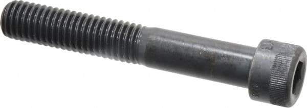 Made in USA - 1/2-13 UNC Hex Socket Drive, Socket Cap Screw - Alloy Steel, Black Oxide Finish, Partially Threaded, 3-1/4" Length Under Head - Apex Tool & Supply