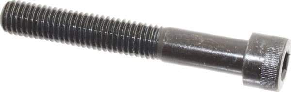 Made in USA - 1/2-13 UNC Hex Socket Drive, Socket Cap Screw - Alloy Steel, Black Oxide Finish, Partially Threaded, 3-1/2" Length Under Head - Apex Tool & Supply