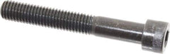 Made in USA - 1/2-13 UNC Hex Socket Drive, Socket Cap Screw - Alloy Steel, Black Oxide Finish, Partially Threaded, 3-1/2" Length Under Head - Apex Tool & Supply