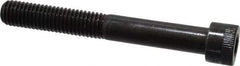 Made in USA - 1/2-13 UNC Hex Socket Drive, Socket Cap Screw - Alloy Steel, Black Oxide Finish, Partially Threaded, 4" Length Under Head - Apex Tool & Supply