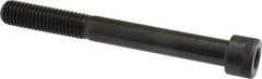 Made in USA - 1/2-13 UNC Hex Socket Drive, Socket Cap Screw - Alloy Steel, Black Oxide Finish, Partially Threaded, 4-1/2" Length Under Head - Apex Tool & Supply