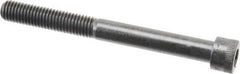 Made in USA - 1/2-13 UNC Hex Socket Drive, Socket Cap Screw - Alloy Steel, Black Oxide Finish, Partially Threaded, 5" Length Under Head - Apex Tool & Supply