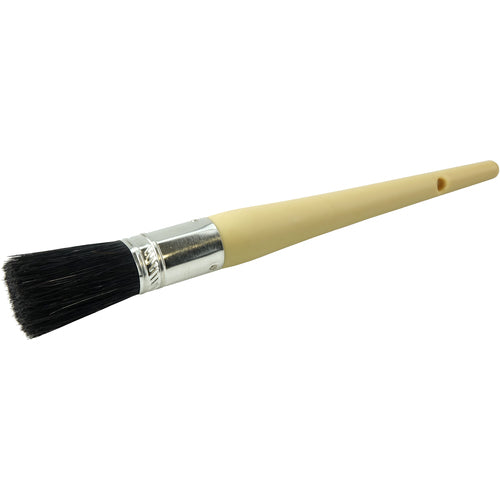 #6 13/16″ Oval Sash Brush, Black China Bristle, 2″ Trim Length, Plain Foam Handle - Apex Tool & Supply