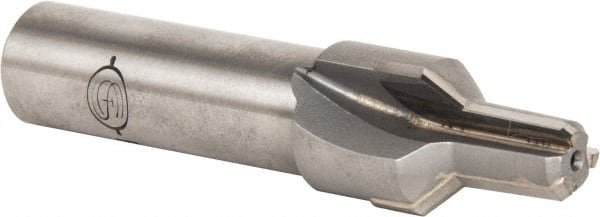 Scientific Cutting Tools - 0.347" Diam, 0.318" Small End Diam, 1/2" Straight Shank, 1.092" Flute, Taper Pipe Reamer - Apex Tool & Supply