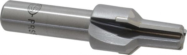 Scientific Cutting Tools - 0.45" Diam, 0.409" Small End Diam, 1/2" Straight Shank, 1.405" Flute, Taper Pipe Reamer - Apex Tool & Supply
