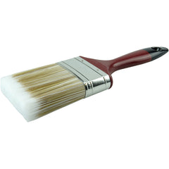 3″ Varnish Brush, Poly/Nylon Fill, 3″ Trim Length, Red Foam Handle - Apex Tool & Supply