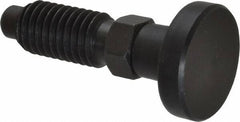 Gibraltar - 1/2-13, 1" Thread Length, 0.31" Max Plunger Diam, 0.5 Lb Init to 1.75 Lb Final End Force, Knob Handle Plunger - Delrin Knob, 1-1/4" Body Length, 1" Length Under Head/Shoulder, 1/4" Plunger Projection - Apex Tool & Supply