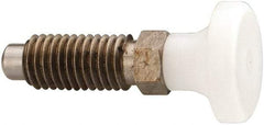 Gibraltar - M12x1.75, 25mm Thread Length, 0.314" Max Plunger Diam, 0.56 Lb Init to 1.8 Lb Final End Force, Knob Handle Plunger - Delrin Knob, 1.2" Body Length, 0.98" Length Under Head/Shoulder, 0.236" Plunger Projection - Apex Tool & Supply