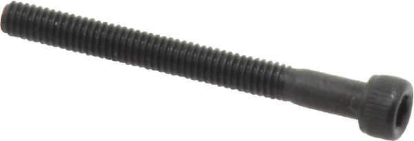 Value Collection - #3-56 UNF Hex Socket Drive, Socket Cap Screw - Alloy Steel, Black Oxide Finish, Partially Threaded, 1" Length Under Head - Apex Tool & Supply