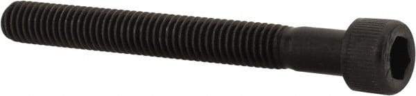 Value Collection - #8-36 UNF Hex Socket Drive, Socket Cap Screw - Alloy Steel, Black Oxide Finish, Partially Threaded, 1-1/2" Length Under Head - Apex Tool & Supply