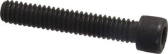 Value Collection - #12-24 UNC Hex Socket Drive, Socket Cap Screw - Alloy Steel, Black Oxide Finish, Fully Threaded, 1-1/4" Length Under Head - Apex Tool & Supply