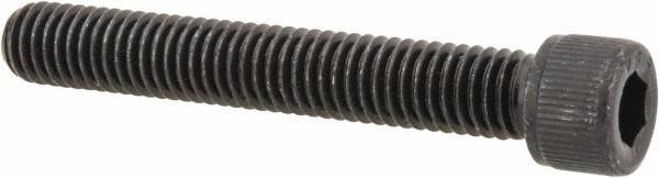 Value Collection - #12-28 UNF Hex Socket Drive, Socket Cap Screw - Alloy Steel, Black Oxide Finish, Partially Threaded, 1-1/2" Length Under Head - Apex Tool & Supply