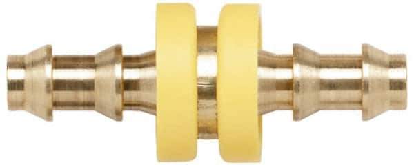 Coilhose Pneumatics - 3/8" ID Barbed Push On Splicer - Brass - Apex Tool & Supply
