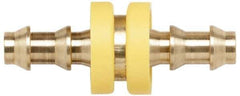 Coilhose Pneumatics - 3/8" ID Barbed Push On Splicer - Brass - Apex Tool & Supply
