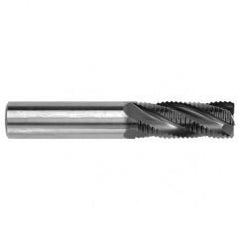 1/2" Dia. - 3" OAL - Bright CBD - Square End Roughing End Mill - 4 FL - Apex Tool & Supply