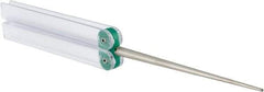DMT - 9-1/2" OAL Very Fine Knife Sharpener Diamond File - 1/4" Wide x 1/16" Thick, 4-3/16 LOC, Green, 1,200 Grit - Apex Tool & Supply