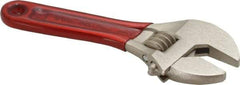 Proto - 1/2" Jaw Capacity, 4" Standard Adjustable Wrench - Steel, Satin Finish - Apex Tool & Supply