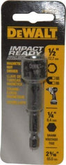 DeWALT - 1/2" Magnetic Nutsetter - 1/4" Hex Drive, 2-9/16" OAL - Apex Tool & Supply