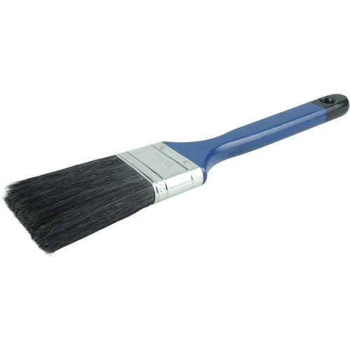 2″ Flat Sash Brush, Black China Bristle, 3″ Trim Length, Blue Foam Handle - Apex Tool & Supply