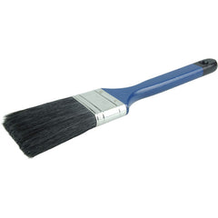 2″ Flat Sash Brush, Black China Bristle, 3″ Trim Length, Blue Foam Handle - Apex Tool & Supply