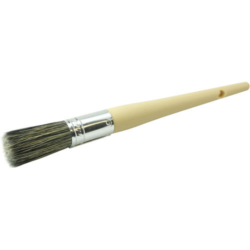 #6 13/16″ Round Sash Brush, Grey Bristle Fill, 2″ Trim Length, Plain Foam Handle - Apex Tool & Supply