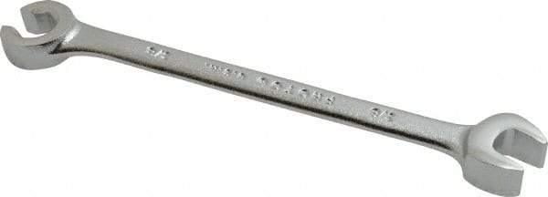 Proto - 3/8", Satin Finish, Combination Flare Nut Wrench - 6 Points, 5-11/16" OAL, Steel, Double End Head - Apex Tool & Supply