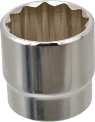 Blackhawk by Proto - 15/16", 3/8" Drive, Standard Hand Socket - 12 Points, 1-7/32" OAL, Chrome Finish - Apex Tool & Supply