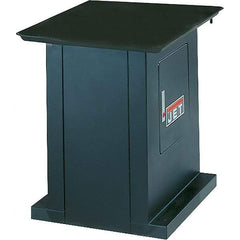 Jet - Milling Machine Stand for Mill Drills - 48" Long x 48" Deep x 40" High - Apex Tool & Supply