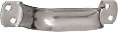 National Mfg. - 8-1/2" Long x 6.75" Wide, Steel Extra Heavy Duty Door Pull - Zinc Plated, 1-3/8" Grip Length - Apex Tool & Supply