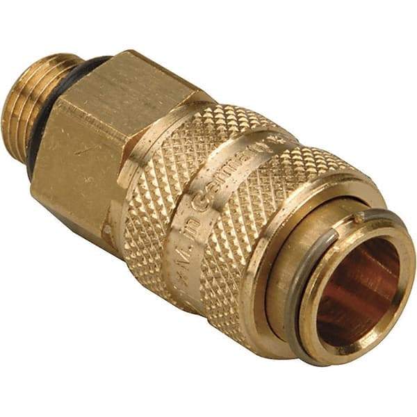 Dynabrade - Power Sander Female Quick Disconnect - 1/8" Diam, For Use with Dynorbital Supreme Random Orbital Sanders - Apex Tool & Supply