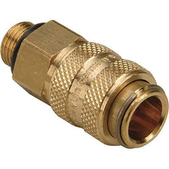 Dynabrade - Power Sander Female Quick Disconnect - 1/8" Diam, For Use with Dynorbital Supreme Random Orbital Sanders - Apex Tool & Supply