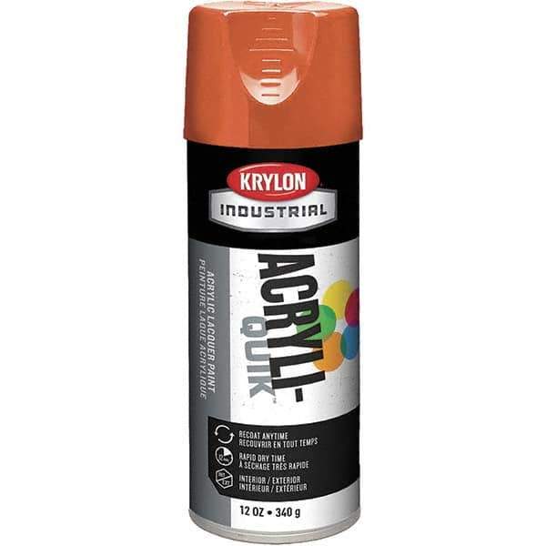 Krylon - Pumpkin Orange, Gloss, Aerosol Spray Paint - 15 to 20 Sq Ft per Can, 12 oz Container - Apex Tool & Supply