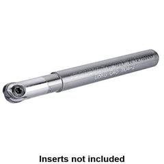 Kennametal - 6mm Cut Diam, 3mm Max Depth of Cut, 6mm Shank Diam, 100mm OAL, Indexable Ball Nose End Mill - 20mm Head Length, Straight Shank, KDMB Toolholder, KDM. 06.. Insert - Apex Tool & Supply