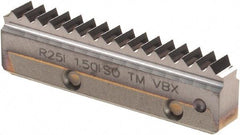Vargus - 1.5mm Pitch, Internal Thread, ISO Standard, R25I VBX Grade Thread Mill Insert - Carbide, TiCN Coating - Apex Tool & Supply
