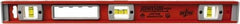 Johnson Level & Tool - Magnetic 24" Long 3 Vial I-Beam Level - Aluminum, Black, 2 Plumb & 1 Level Vials - Apex Tool & Supply