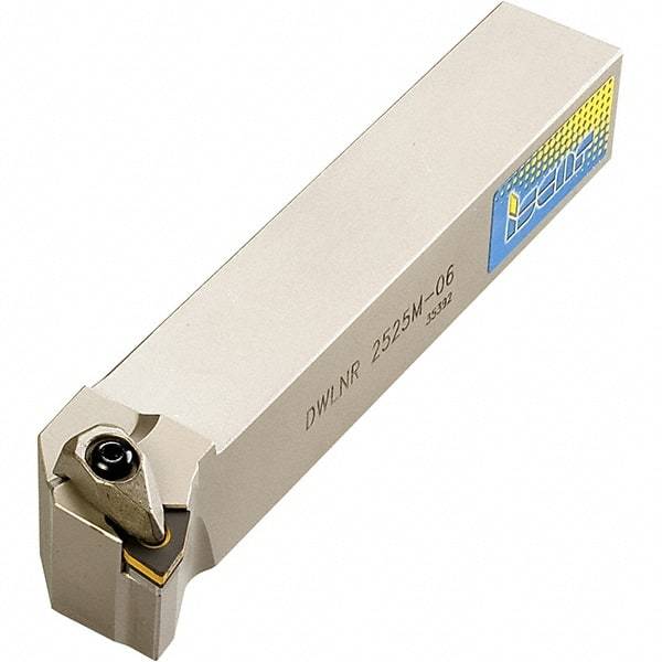 Iscar - SLAN, Right Hand Cut, 25mm Shank Height x 25mm Shank Width, Negative Rake Indexable Turning Toolholder - 150mm OAL, LNMX Insert Compatibility, Series Heliturn - Apex Tool & Supply