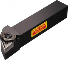 Sandvik Coromant - WTJN, Left Hand Cut, -3° Lead Angle, 1" Shank Height x 1" Shank Width, Negative Rake Indexable Turning Toolholder - 6" OAL, TNMG 22 04 08 Insert Compatibility, Series T-Max P - Apex Tool & Supply