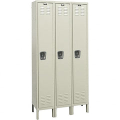 Hallowell - 3 Door, 1 Tier, Premium Wardrobe Lockers - Apex Tool & Supply