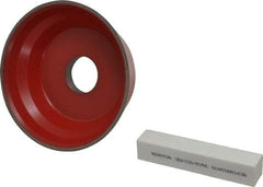 Norton - 5" Diam, 1-1/4" Hole Size, 1-3/4" Overall Thickness, 150 Grit, Type 11 Tool & Cutter Grinding Wheel - Very Fine Grade, CBN, Resinoid Bond - Apex Tool & Supply