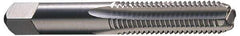 Hertel - 1-3/8 - 6 UNC 3B 4 Flute Bright Finish High Speed Steel Straight Flute Standard Hand Tap - Bottoming, Right Hand Thread, 6-1/16" OAL, 3" Thread Length, H4 Limit, Oversize - Apex Tool & Supply