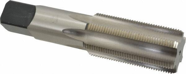 Cleveland - 1-1/2 - 12 UNF 3B 6 Flute Bright Finish High Speed Steel Straight Flute Standard Hand Tap - Bottoming, Right Hand Thread, 6-3/8" OAL, 76.2mm Thread Length, H4 Limit, Oversize - Apex Tool & Supply